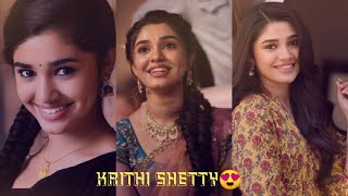 krithi shetty😍kuthu dj remix songWhatsapp status tamilcute love trending viral edit remix [upl. by Dolly]