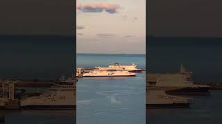 Dover to France english channel calais boat ferries [upl. by Sansbury]