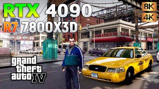 GTA IV  RTX 4090  Ryzen 7 7800X3D l 4K amp 8K [upl. by Arocal]