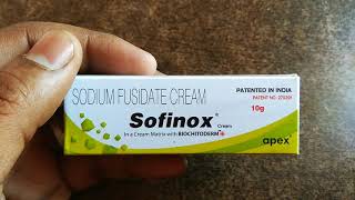 Sofinox Cream Uses Hindi  Sofinox cream  Sodium Fusidate Cream  Fusidate cream [upl. by Cadmar]