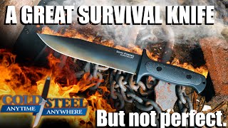 Budget Survival Beast knife Cold Steel Drop Forged [upl. by Yehtomit]