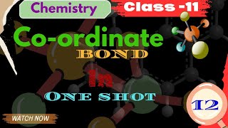 coordinate bond for class 11 NEET JEE foundation medical entrance exam engineering entrance exam [upl. by Sewoll]