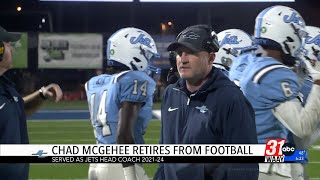 James Clemens head coach Chad McGehee retires [upl. by Nuahc]