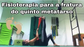 Exercícios de fisioterapia após fratura do quinto metatarso fraturadoquintometatarso fraturadodedo [upl. by Armitage527]