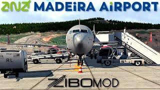 LPMA RNAV05  Zibo 737  XPlane 11  Funchal Madeira [upl. by Aika546]