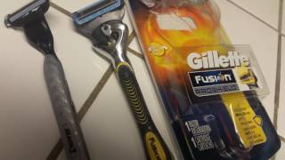 Gillette mach3 vs fusion proshield [upl. by Inahet]