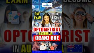 Become an Optometrist in Australia shorts optometrist australia ocanzexam coe [upl. by Ennahteb404]