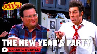 Kramer amp Newman Clash At New Years  The Millennium  Seinfeld [upl. by Ahsekan]