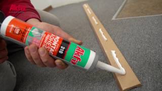 Install Baseboard Perfectly with Montage Adhesive No Nail [upl. by Inoue659]