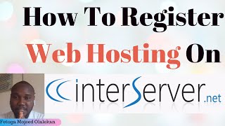 How To Register Web Hosting On InterServer [upl. by Hildagarde]