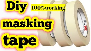 Diy homemade masking tapeDiy masking tapeHomemade masking tapeMasking tape making at homeDiy [upl. by Eelrebmyk915]