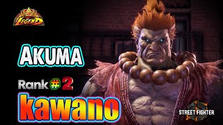 SF6 🔥 Kawano 2AKUMA Big Punish Hitter amp Great Gameplay 🔥Best Ranked Match🔥Sf6 DLC Replays🔥 [upl. by Yelsnit]