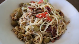 CANNED SALMON PASTA  PASTA RECIPE [upl. by Monte162]