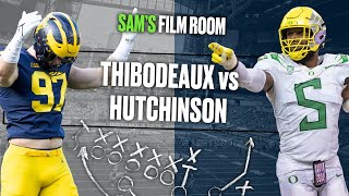 Kayvon Thibodeaux versus Aidan Hutchinson  NFL Draft 2022 Scouting Report [upl. by Torosian]