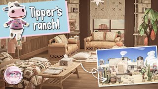 Designing a quaint ranch for Tipper  Happy Home Paradise  Interior amp Exterior Speedbuild  ACNH [upl. by Yrro556]