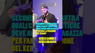 RISPOSTA amp DOMANDA SENZA GAMBE E SENZA BRACCIA standupcomedy angeloamaro [upl. by Tremann]