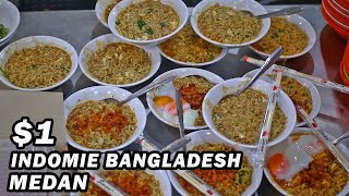 1 Indonesian Street Food Indomie Bangladesh Medan [upl. by Franciska]