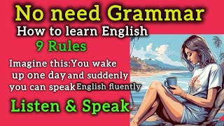 no need grammarhow to learn English in 2025learn english through english story englishstory [upl. by Sonja]