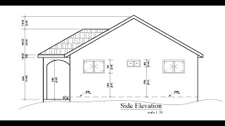 Mastering Architectural Elevation Drawing CXC CSEC Technical Drawing Exam Technique [upl. by Lorrad]