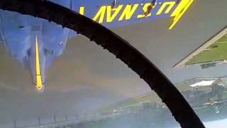 Blue Angels Airshow Double Farvel  Upside Down at 380 Knots [upl. by Kamin173]