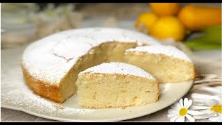 TORTA AL LIMONE 🤩Senza Uova Senza Latte Senza Burro RICETTA Light [upl. by Naitsirhk]