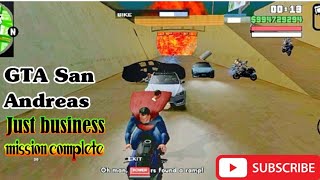 GTA San Andreas just business mission complete  GTA San Andreas game play ⏯️ [upl. by Dobb]