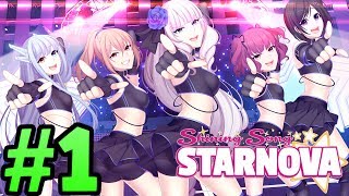 Shining Song Starnova  Part 1  SHINING SINGING IDOL GODDESSES  Anime  Manga  Gameplay  Game [upl. by Aissirac726]