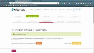 How to EFile Income Tax Returns in Clear Tax Website with Form16 [upl. by Haridan]