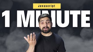 Complete javascript in under a minute [upl. by Fia265]