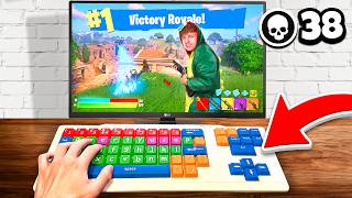 JEDER KILL  NEUE TASTATUR in Fortnite 😂😱 [upl. by Ahsiemak]