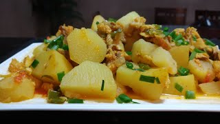 BACALHAU COM BATATA  Simples e Fácil [upl. by Eniale736]