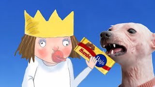 Lilla prinsessan matar sin hund med CHOKLAD Lilla prinsessan parodi [upl. by Tirreg]