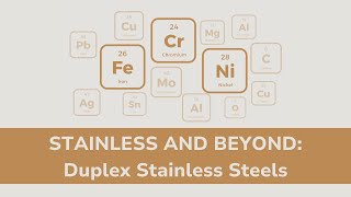 Stainless and Beyond Duplex Stainless Steels [upl. by Yssirc591]