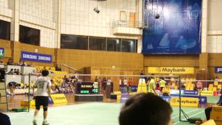 Selangor Badminton Open 2012 3  WS D1 R1 Julia Wong Vs Ng Sin Er [upl. by Anagnos]