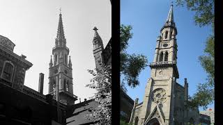 MONTRÉAL Québec Canada  ancienne Cathédrale SaintJacquesleMajeur [upl. by Clapper]