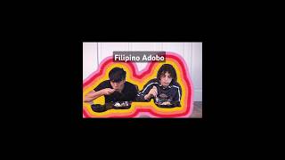 American kids trying Pork Adobo Sinigang [upl. by Neural]