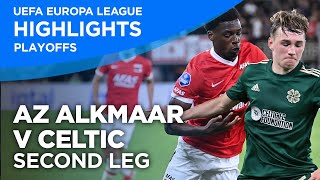 AZ Alkmaar v Celtic  Second Leg  Highlights  2021  UEFA Europa League [upl. by Evod197]