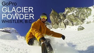 Snowboarding Powder on Blackcomb Glacier  GoPro Snowboarding [upl. by Aimo]