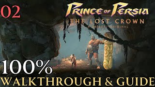 Prince of Persia The Lost Crown 100 Part 2 Hyrcanian Forest Walkthrough amp Guide [upl. by Atsirc]