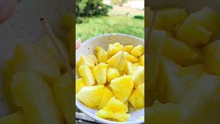 আনারস🍍মাখা 🤤😋 pineapple bhojpuri song shorts anaros fruit [upl. by Halak]