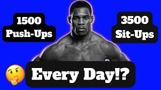 Football Great Herschel Walker Workout 5000 Reps Daily [upl. by Arual]