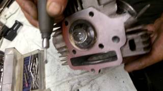 four stroke cylinder head porting 7 [upl. by Barfuss]