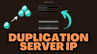 Minecraft 120 Duplication Glitch Server IP Address [upl. by Aniret]