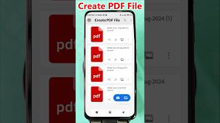 PDF file kaise banaye  Gallery ke photo ko pdf kaise banaye  pdf file kaise banaye mobile me [upl. by Onaicul]