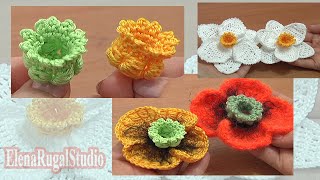 Crochet 3D Bellflower [upl. by Lissy]