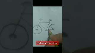 Cycle 🚲🚲 drawing  cycle  technique art shorts youtubeshorts drawdreams easydrawing [upl. by Kera]