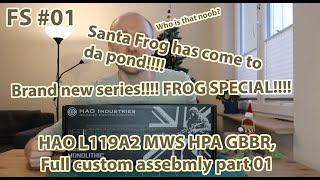 Frog Special 01  HAO L119A2 MWS HPA GBBRFull custom assembly part 01 [upl. by Eelytsirk643]