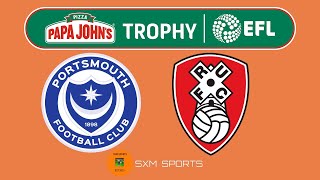 Papa Johns Trophy Final  Portsmouth vs Rotherham  FIFA 22 [upl. by Ylatan654]