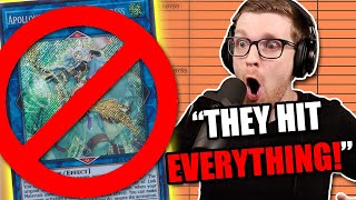 THEY HIT EVERYTHING  YuGiOh Official September 2024 TCG Banlist LIVE REACTION [upl. by Wootten]