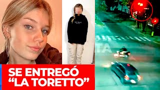 SE ENTREGÓ quotLA TORETTO” la tiktoker que atropelló y mató a un motociclista en La Plata [upl. by Auehsoj]